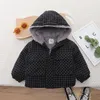 Jackets Winter Baby Clothes Children Boys Casual Plaid Thicken Warm Hooded Jacket Kids Girls Coat Toddler Costume Infant Sportswear