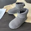 Designer homens botas clássicas botas agora plataforma de inicialização mulheres pele de carneiro tasman tazz chesut areia mostarda semente bege madeira flutuante a capa é quente e confortável