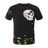 PP Modna męska projektant Slim Fit T-shirt Summer Rhinestone krótkie rękawowe koszulka koszulka TEE TEE TEE TOPS CLARAR Polos M-3xl PP88401