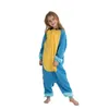 Piżama dzieci blue pies onesie piżama dzieci zwierzę zwierzęta w Pijamas Cartoon Cosplay Girls Yellow Dog Kostium 231113