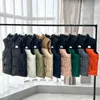 Tasarımcı Klasik Kış Yeleği Erkekler İçin Kadınlar Down Termal Outwear Slewear Down Ceket 9 Renk