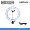 FreeShipping 10 "LED Ring Light Photographie Selfie Anneau d'éclairage avec support pour smartphone Youtube Maquillage Vidéo Studio Trépied Anneau Nwlc