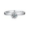 Ringar ring för kvinnor desiner ring diamant ring bröllop band blå moissanit ringdesigner juvelery sterling silver ring förlovningsring grossist ringar m01c