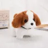 Zwierzęta elektryczne/RC Inteligentna elektryczna pluszowa zabawka spacerująca szczekający pies misi
