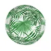 Berets Casual Tropical Summery Verde Havaiano Palmeira Floral Balde Chapéus Unissex Empacotável Caminhadas Pesca Cap Bob