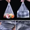 Gift Wrap 50Pcs Supermarket Plastic Bags With Handle Useful Storage Transparent Shopping Bag Food Packaging Keep Fresh Tools