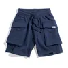 Pantaloncini da uomo Maden Navy P44 Cargo Joggers Pantaloncini da uomo Allentati da lavoro in cotone Tasca più grande Pantaloni corti tattici Tuta casual Abbigliamento uomo 230414