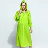 Imperméables Écologiques Imperméables Vert Jelly EVA Coupe-Vent Transparent Hommes Et Femmes Imperméable Avec Capuche Imperméable En Plein Air Poncho 230414