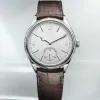 2023 Geneve horloges Mechanische cellini horloge hoogwaardige bruine riem serie automatische reloj kleine wijzerplaat ontwerper mannen polshorloges waterdichte saffier origineel.