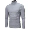Men's Suits B6317 T-Shirt For Male Autumn Spring Casual Long Sleeve Basic Bottoming Shirt Men Slim-Fit Tops