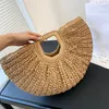 Strandzakken Strawtas Tas Handtassen Winkelen Grote capaciteit Takken vrouwen handtas portemonnee lafiet breien schouder crossbody crochet mand onderarm zakje