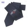 Bow Ties Hand Tie Strips Black Neckties For Men Women Polyester Adult Skinny 5cm Print Business Leisure