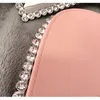 الأكياس المسائية الماس Red Heart Clutch Women Rhinestone Acrylic Handle Health Female Presher Party Wedding Basybagevening