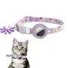 Cat Collars Leads Collar Air Tag Protective Case Verstelbare lichtgewicht tracker voor kittenpuppy huisdierenbenodigdheden zonder 230414