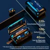 Mobiltelefonörlurar 09 9D TWS Bluetooth 5.0 Earphones 2200mAh Charging Box Wireless Headphone Stereo Sports Waterproof Earbuds Headset med MIC 230414