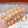 Luxury gold bracelets jewelry woman cuffs Bracelets designer for women classic thin diamond engagement wedding designer jewelry