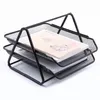 Förvaringshållare Racks Desk Organizer Box Office A4 Paper Document File Letter Book Pen Brochure Filling Tray Rack Shelf 231114