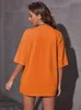レディースTシャツマイアミココヌツリービーチ印刷女性Tシャツカジュアルオナック半袖ファッションオールマスコットン服シンプルトップ230414