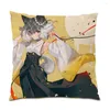 Taie d'oreiller 45x45 S Couvre Polyester Linge Salon Décoration Doux Décoratif Cas Anime Motif Maison E0919