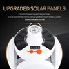 Lanterna da campeggio Torcia solare a LED USB Ricaricabile Luce notturna Lampada da campeggio esterna Luci di emergenza Proiettori portatili Grande Lanterna led Q231116