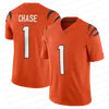 CIN Joe Burrow Cincinnatis Bengal Football Jersey Ja'Marr Chase Evan McPherson Cam Taylor-Britt Joe Mixon Trey Hendrickson Sam Hubbard Tyler Boyd Z1