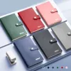 Anteckningar PU Cover A7 Mini Notebook Portable Pocket Notepad Dagbok Bokhandskrivning Word Memo Pad Office Student School Stationery 231115