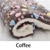 kennels pens Pet Sleeping Mat Dog Bed Cat Bed Soft Hair Thickened Blanket Pad Fleece Home Washable Warm Bear Pattern Blanket Pet Supplies 231115