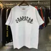 Diseñador Ropa de moda Camiseta de lujo para hombre Camisetas casuales Trapstar Barbed Dark Letter Print Alta calidad Doble hilo de algodón Camiseta de manga corta Hombres Mujeres