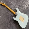 6-string electric guitar, sky blue retro vintage maple neck rose wood fingerboard