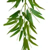 Fiori decorativi 1M Foglie di bambù artificiale Composizione floreale Pianta primaverile Asta lunga Eucalipto