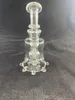 Glazen rookpijpen recyclen Style Hookahs Waterpijpen met heldere kleur 14 mm verbinding