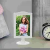 Frames 4 Pcs Po Frame Picture Display Tabletop Simple Plastic Desktop Standing