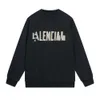 Mens Designer Hoodie Balencigs Fashion Hoodies Hoody Mens Sweaters High Quality Version Trendy Brand Autumn and Winter Campus Par Simple and Loose Sweater Lyfo