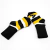 Andra golfprodukter 9st stickade golfhuvudskydd täcker klubbjärngolfstrykjärn huvud täcker stickade långhals strumpstil golf headcovers washable 231114