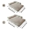 Cama de dormir para animais de estimação, cama grande e quente para cães, tapete macio e aconchegante, almofada de sono profundo para cães pequenos, médios e grandes, gatos, filhotes, suprimentos para animais de estimação 231115