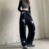 Women's Pants s Y2k Japanese Streetwear Vintage Fashion Women Black Jeans Baggy Oversize Trousers Korean Summer Graphic Pant Clothes 231114