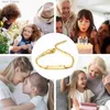 Corrente Vnox Personalizar Mãe Nome Do Bebê Pulseiras Não Alergia Aço Inoxidável Infantil Btism Presentes Personalizados Família Ajustável JewelryL231115