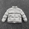 Heren Donsparka's Heren Nieuwigheid Grijs Suede Puffers Jassen Jacks / Donsjassen Vest Katoen Dikker Warm Winter Amerikaanse maat S-XL #677 231115