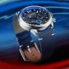 Wristwatches Mark Fairwhale Men Chronograph Watch 42mm Military Watches Quartz Wristwatch Sport Luminous Triple Windows