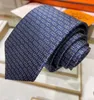 2023 Brand Men's Tie Quality 100% Silk Ties Yarn-Dyed Business High-End Gift Box 8.0cm