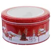 Lagerung Flaschen Cracker Weihnachten Zinn Box Candy Fall Einfache Jar Cookie Dosen Mit Deckel Behälter Schmuck Kind