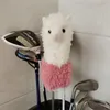 Altri prodotti per il golf Putter da golf magnetico per pecore Copricapo in peluche con lama per animali Putter a mazzuolo piccolo Copritesta ibrido 231114