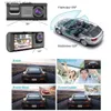 Auto DVR Dash Cam für Auto Kamera 1080P HD Dashcam 24h Parkplatz Monitor Dvr Para Coche Vorne und Hinten 3 Dvrs Kamera Samochodowa Rejestrator Q231116