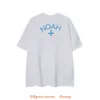 Designer Abbigliamento di moda T-shirt da uomo T-shirt Versione corretta 23ss Noah Expeditionary Army Cross Fronte Retro Stampato a maniche corte Coppia T-shirt ampia e trendy