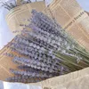 Decorative Flowers Natural Lavender Bouquet Immortal Fresh Dried Flower Bunches Decoration DIY Home Office Banquet Wedding