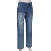 Jeans de mujer Harajuku Grunge Vintage Pantalones cargo de cintura baja Estética Y2K Indie Mujeres /39;s Jeans Bolsillos Ropa de calle coreana Pantalones retro 231115