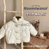 Manteau en duvet pour enfants, manteaux chauds épais, col pour filles, vestes de couleur unie, nouveaux enfants, vêtements d'extérieur mode, tendances pour adolescents, pardessus décontracté J231115