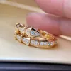 snake ring 3 colours serpentine ring wrap rings 18k gold plated jewelry rings for party silver rose gold twist ring exquisite set gift 1