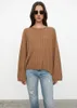 Women's Sweaters colors Tote*e cabl* winter season cashmere o-neck casual loose style longer rear sweater 231115