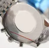 Top AAA New 46MM Watch B06 B01 Navitimer Quartz Battery Limited Edition Chronograph Movement White Stainless Steel Multifunction Calendar Full Work wristwatch